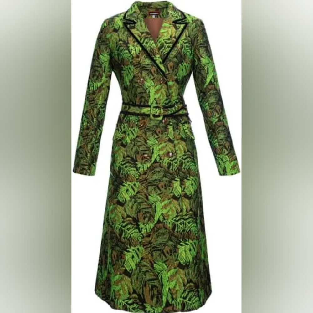 Andreeva Jacqueline No 20 Coat w/ Feather Cuffs